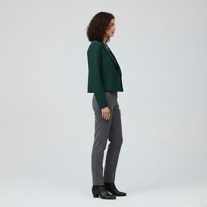 Cropped Power Tailored Blazer