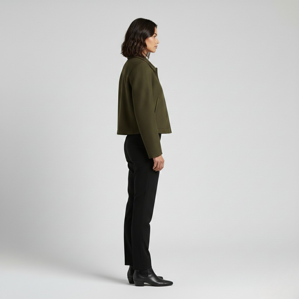 Minimal Zip-Front Jacket